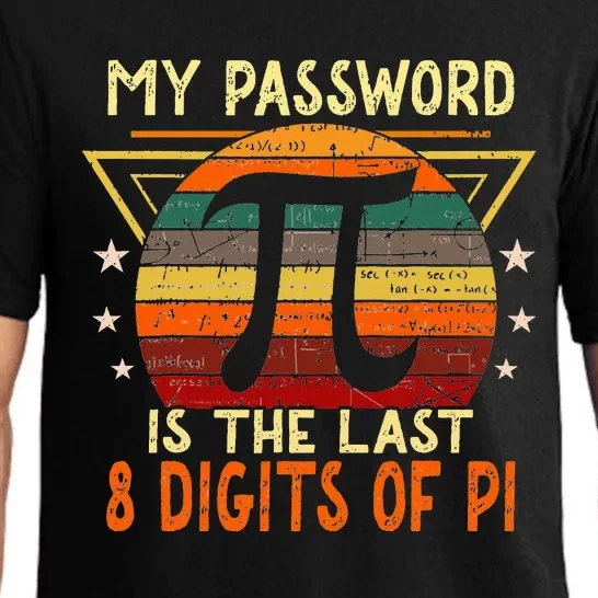 My Password is Pi Funny Math Nerd for Teachers Pajama Set