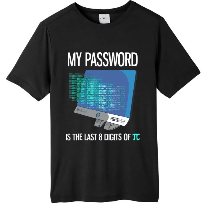 My Password Is The Last 8 Digits Of Pi Funny Programmer ChromaSoft Performance T-Shirt