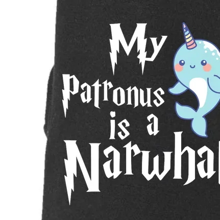 My Patronus Is A Narwhal Wo Narwhal Lovers Girl Gift Doggie 3-End Fleece Hoodie