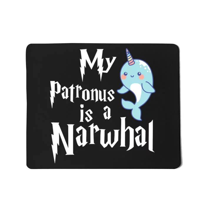 My Patronus Is A Narwhal Wo Narwhal Lovers Girl Gift Mousepad