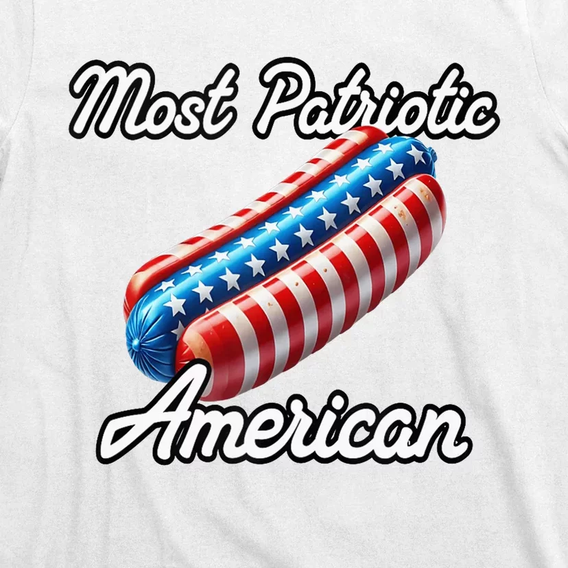 Most Patriotic In America Celebrating July 4th T-Shirt