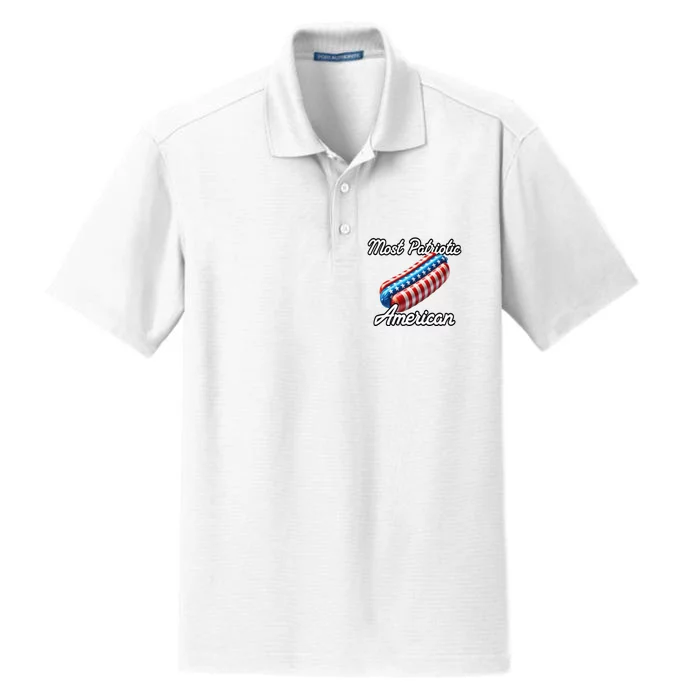 Most Patriotic In America Celebrating July 4th Dry Zone Grid Performance Polo