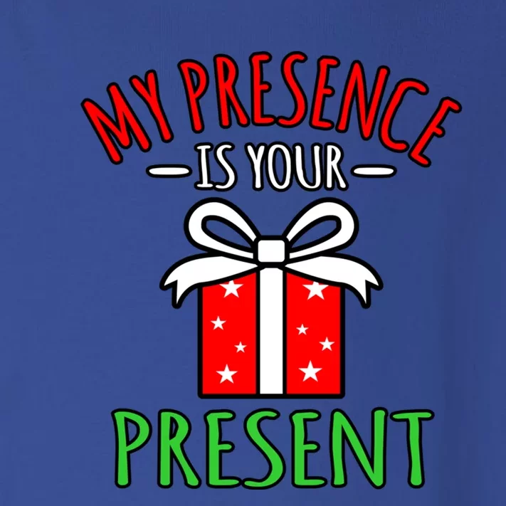 My Presence Is Your Present Merry Christmas Santa Graphic Gift Toddler Long Sleeve Shirt