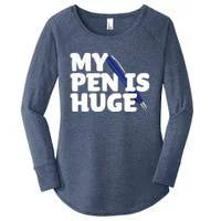 My Pen Is Huge Adult Humor Inappropriate Dirty Joke Poster