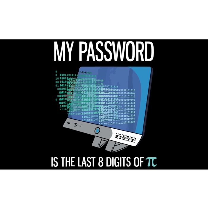 My Password Is The Last 8 Digits Of Pi Funny Programmer Bumper Sticker