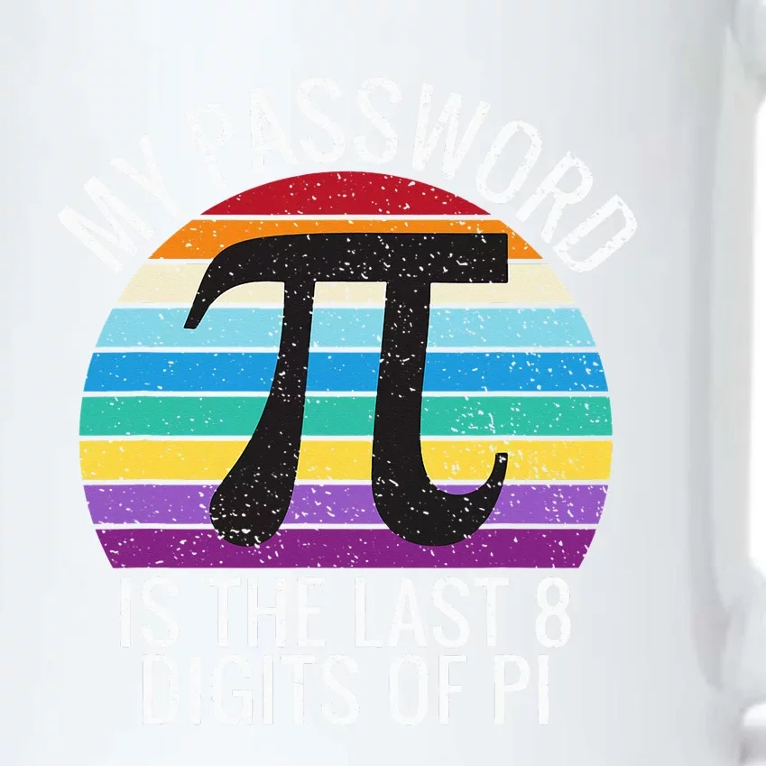 My Password Is The Last 8 Digits of Pi Gift Math Pi Day Black Color Changing Mug