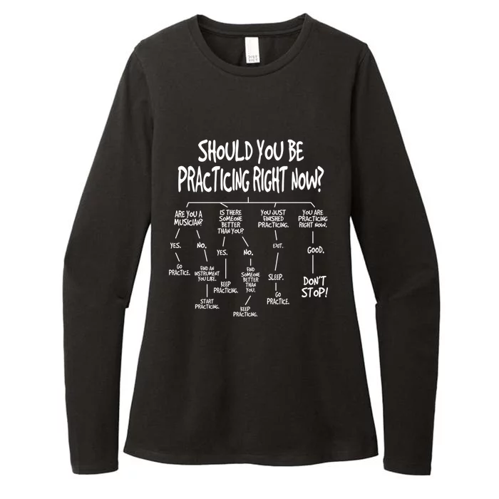 Music Practice Instrut Algorithm Funny Christmas Gift Womens CVC Long Sleeve Shirt