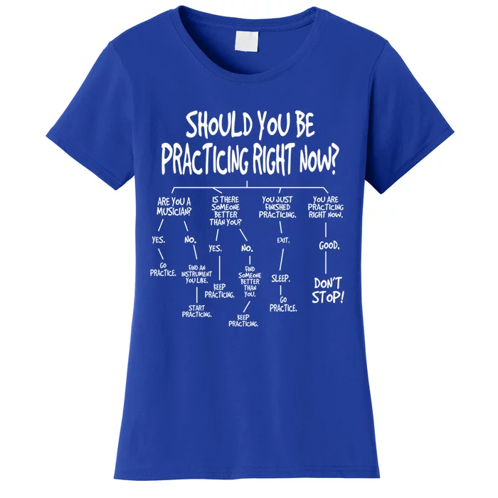 Music Practice Instrut Algorithm Funny Christmas Gift Women's T-Shirt