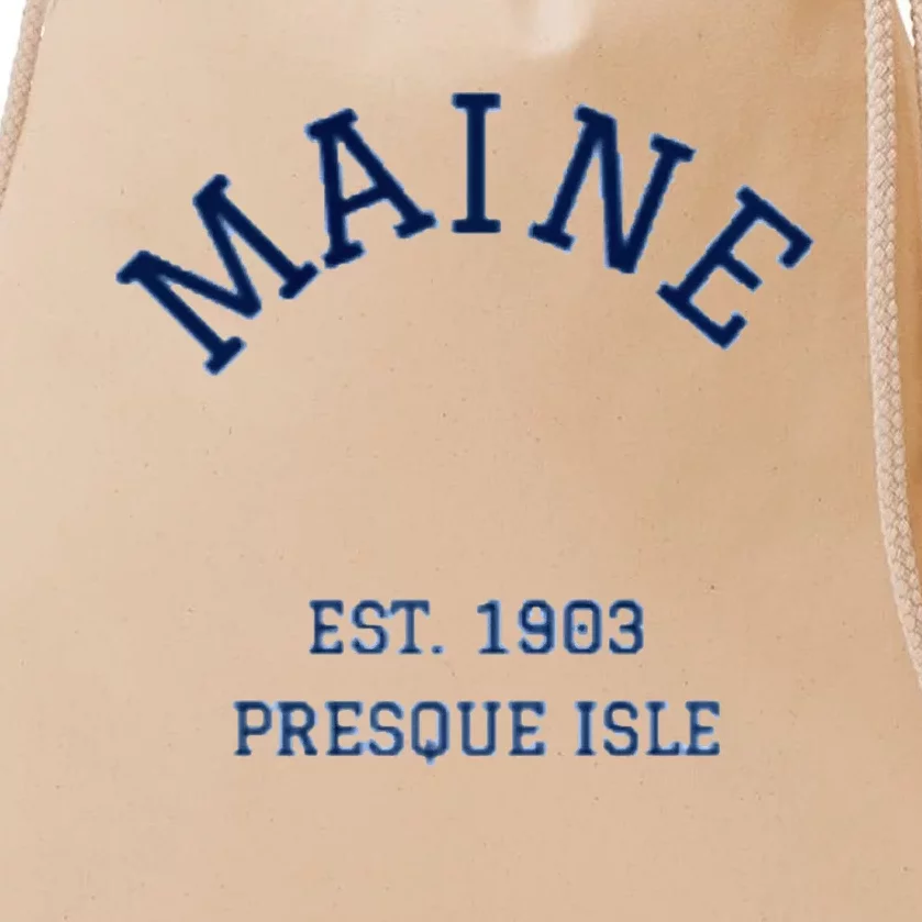 Maine Presque Isle Drawstring Bag