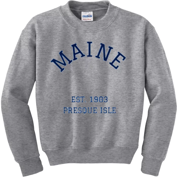 Maine Presque Isle Kids Sweatshirt