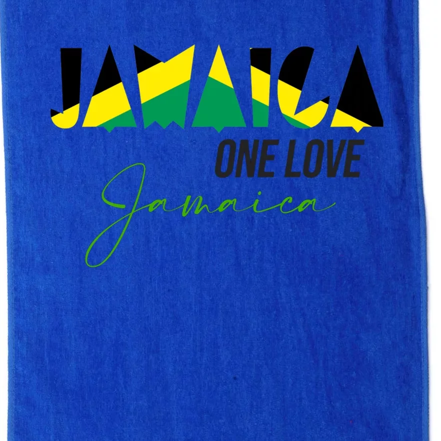 Men Patriotic Jamaican Flag Jamaica Cool Gift Platinum Collection Golf Towel