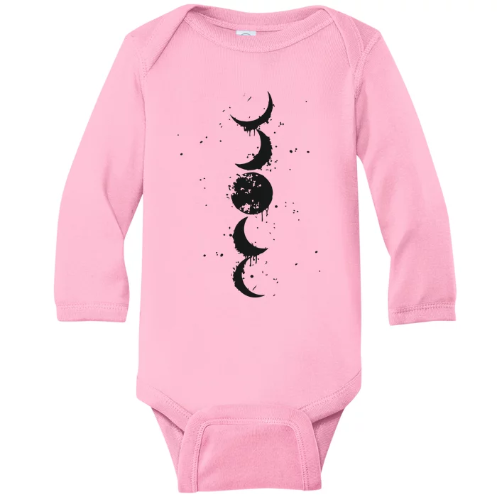 Moon Phase Jimin Tattoo Inspired Baby Long Sleeve Bodysuit