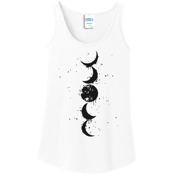 Moon Phase Jimin Tattoo Inspired Ladies Essential Tank