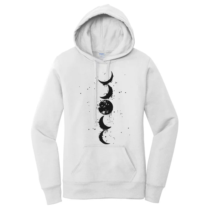 Moon Phase Jimin Tattoo Inspired Women's Pullover Hoodie