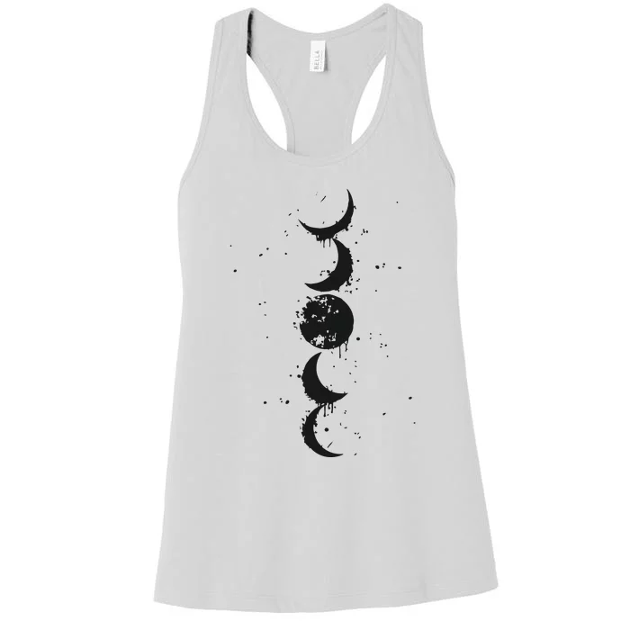 Moon Phase Jimin Tattoo Inspired Women's Racerback Tank