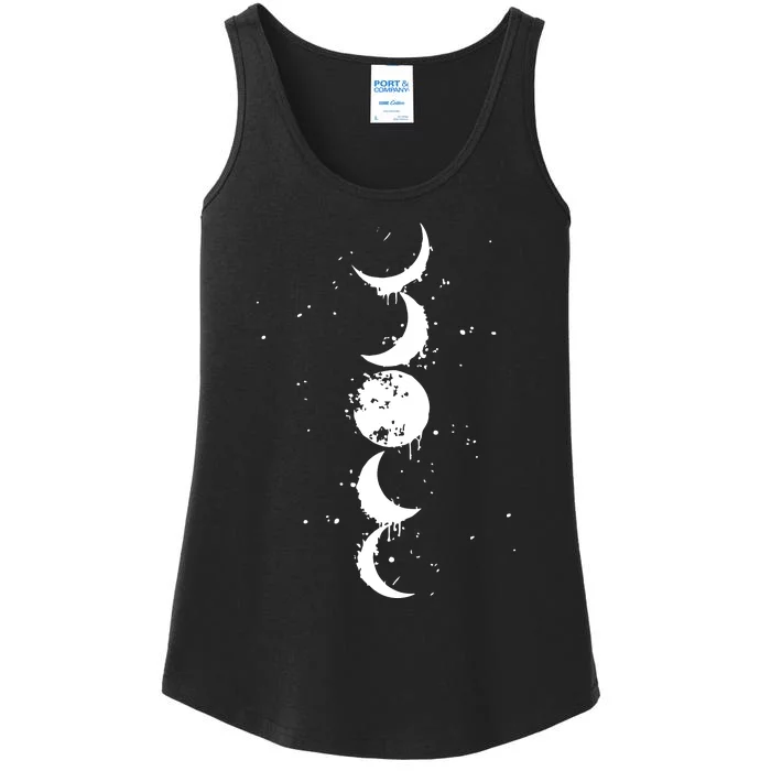 Moon Phase Jimin Tattoo Inspired Ladies Essential Tank