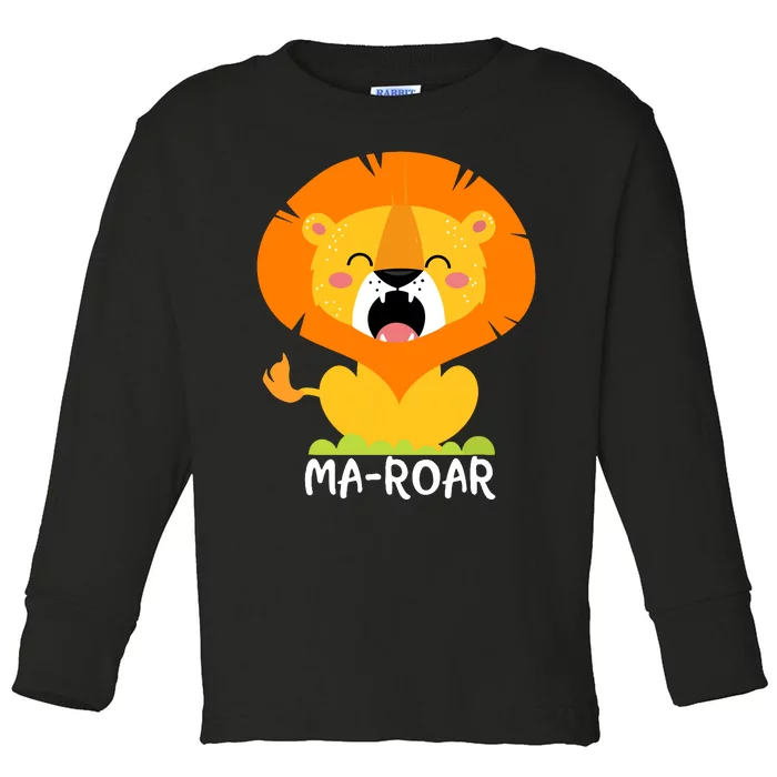 Maroar Passover Jewish Holiday Passover Lion Toddler Long Sleeve Shirt