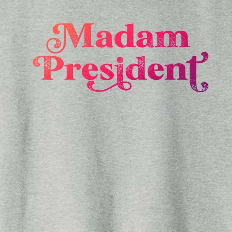 Madam President Kamala Harris Madam President Gift Women's Crop Top Tee