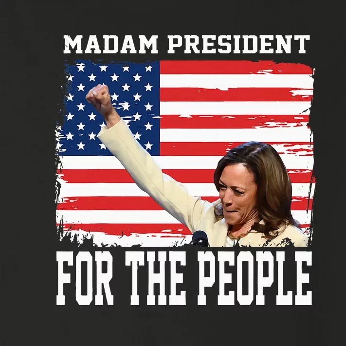 Madam President Kamala Toddler Long Sleeve Shirt