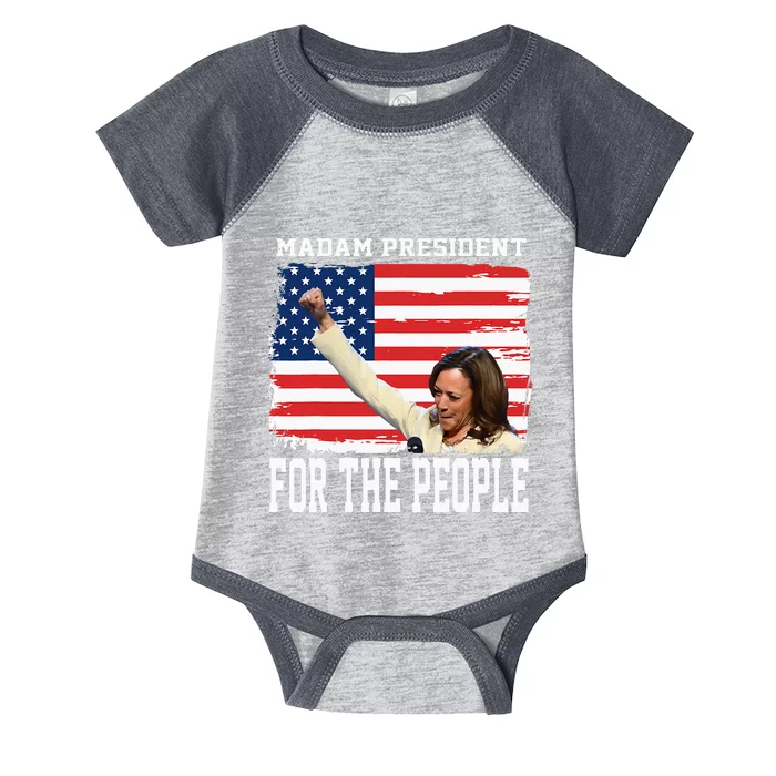 Madam President Kamala Infant Baby Jersey Bodysuit