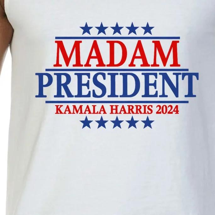 Madam President Kamala Harris 2024 Vote Democrat Beat Trump Comfort Colors® Tank Top