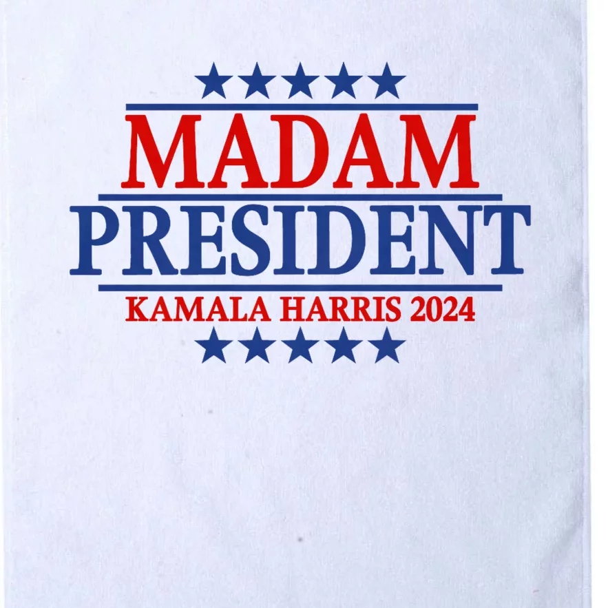 Madam President Kamala Harris 2024 Vote Democrat Beat Trump Platinum Collection Golf Towel