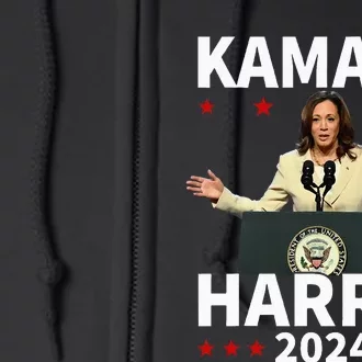 Madam President Kamala Full Zip Hoodie