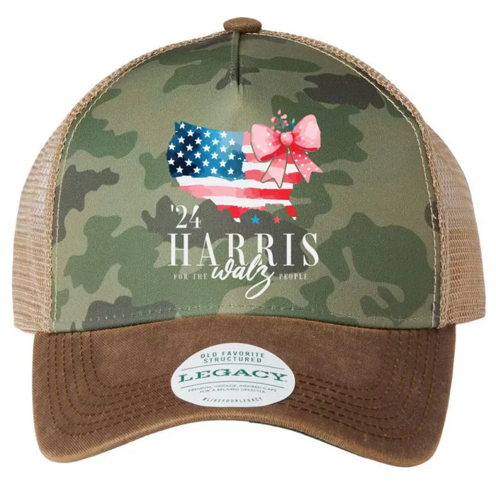 Madam President Kamala Harris 2024 Coquette Clothes Tim Walz Legacy Tie Dye Trucker Hat