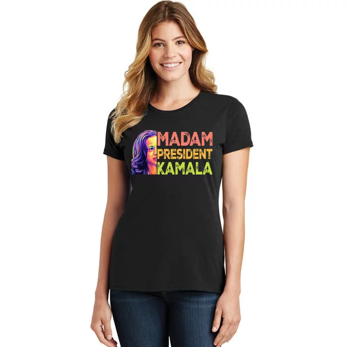 Madam President Kamala Harris 2024 Women's T-Shirt