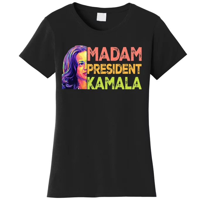 Madam President Kamala Harris 2024 Women's T-Shirt