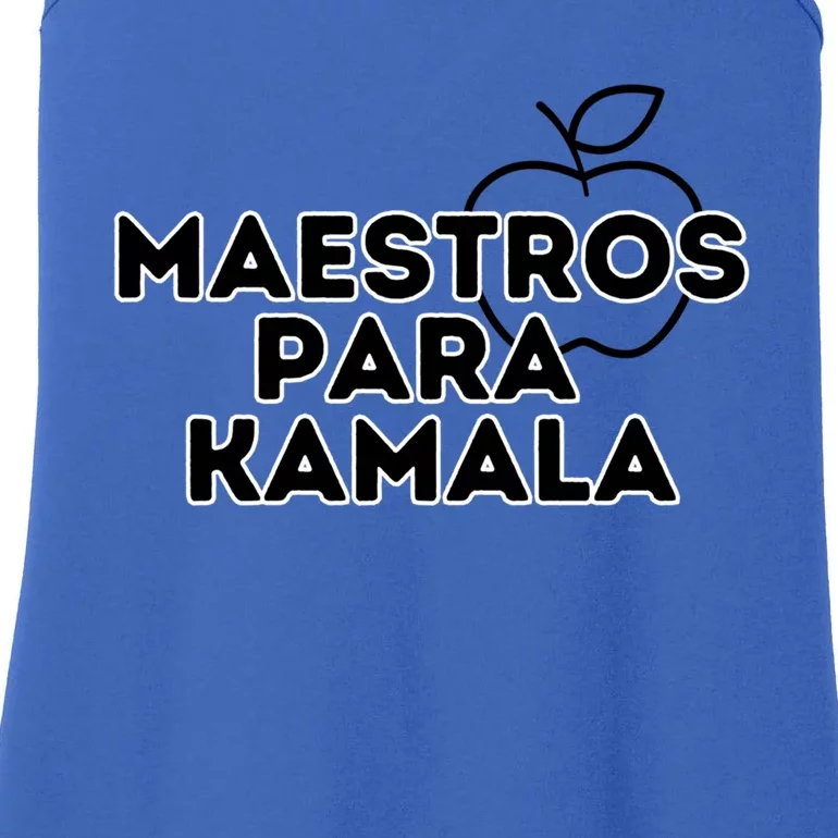 Maestros Para Kamala Harris Spanish Teacher Democratic Gift Ladies Essential Tank