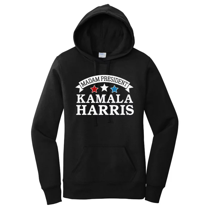 Madam President Kamala Harris Women's Pullover Hoodie