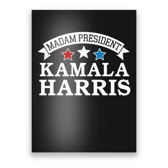 Madam President Kamala Harris Poster