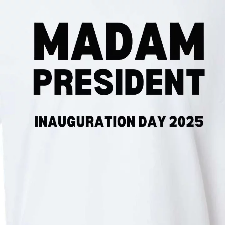 Madam President Kamala Harris 2024 Walz Inauguration Day Premium Sueded Cloud Jersey T-Shirt