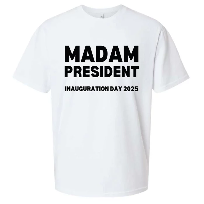 Madam President Kamala Harris 2024 Walz Inauguration Day Premium Sueded Cloud Jersey T-Shirt