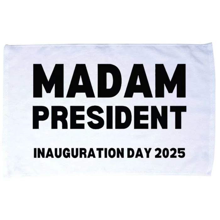 Madam President Kamala Harris 2024 Walz Inauguration Day Premium Microfiber Hand Towel