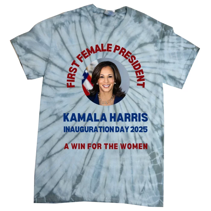 Madam President Kamala Harris 2024 Inauguration Day Souvenir Tie-Dye T-Shirt