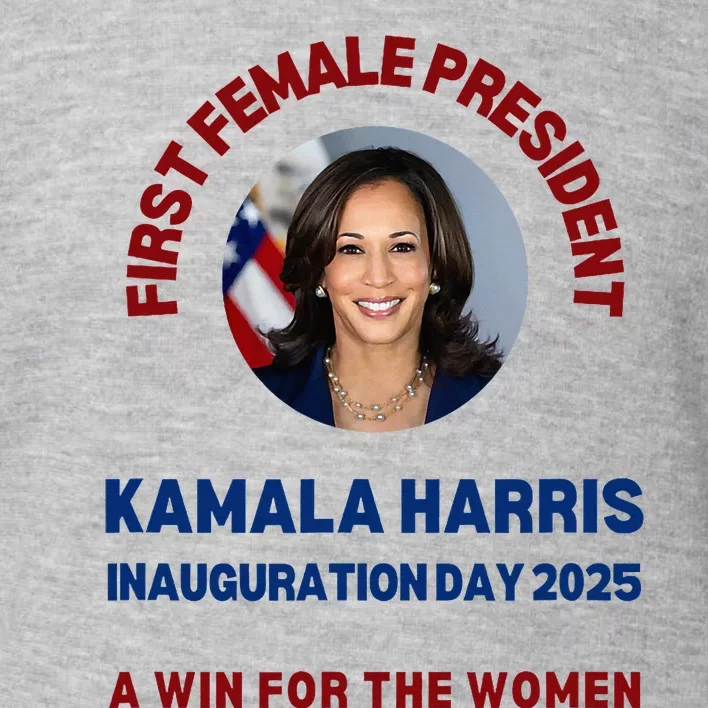 Madam President Kamala Harris 2024 Inauguration Day Souvenir Toddler Sweatshirt