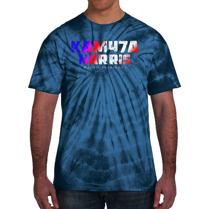 Madam President Kamala Harris Kam47a Tie-Dye T-Shirt