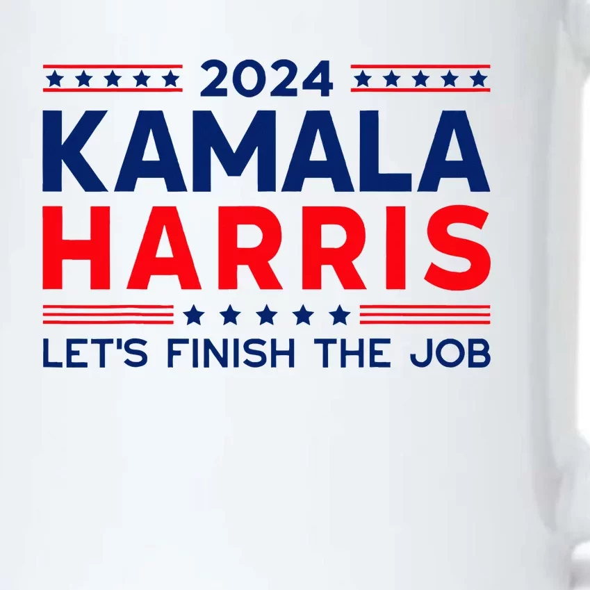 Madam President Kamala Harris LetS Finish The Job 2024 Black Color Changing Mug