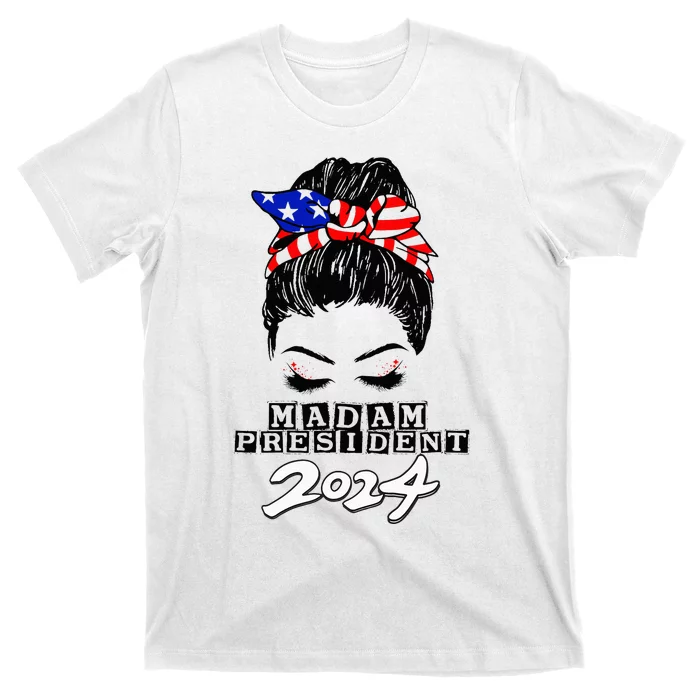 Madam President Kamala Harris 2024 Harris Waltz 24 T-Shirt