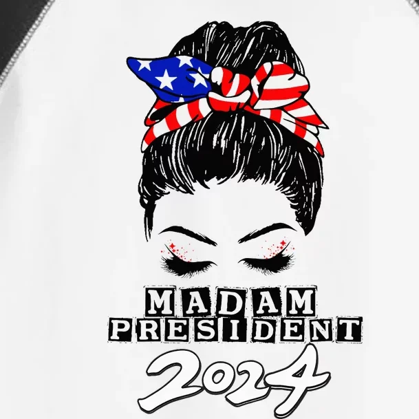 Madam President Kamala Harris 2024 Harris Waltz 24 Toddler Fine Jersey T-Shirt