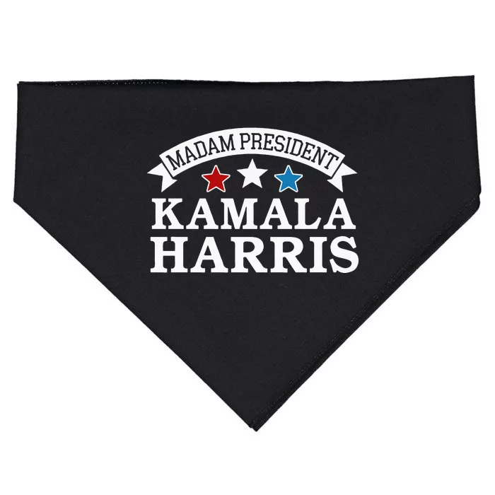 Madam President Kamala Harris USA-Made Doggie Bandana