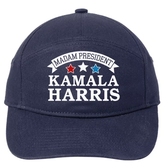 Madam President Kamala Harris 7-Panel Snapback Hat