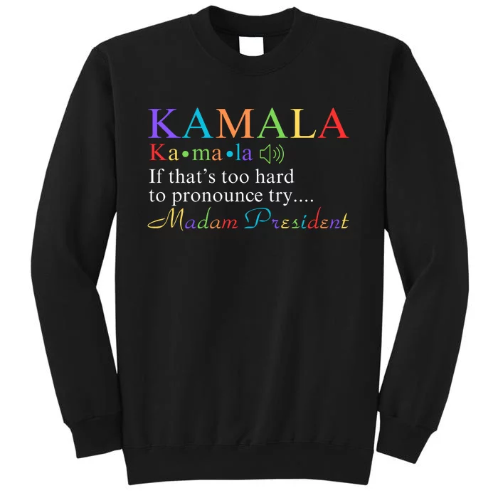 Madam President Kamala Harris Democrat Election 2024 Vote Democrat Us Election Sweatshirt