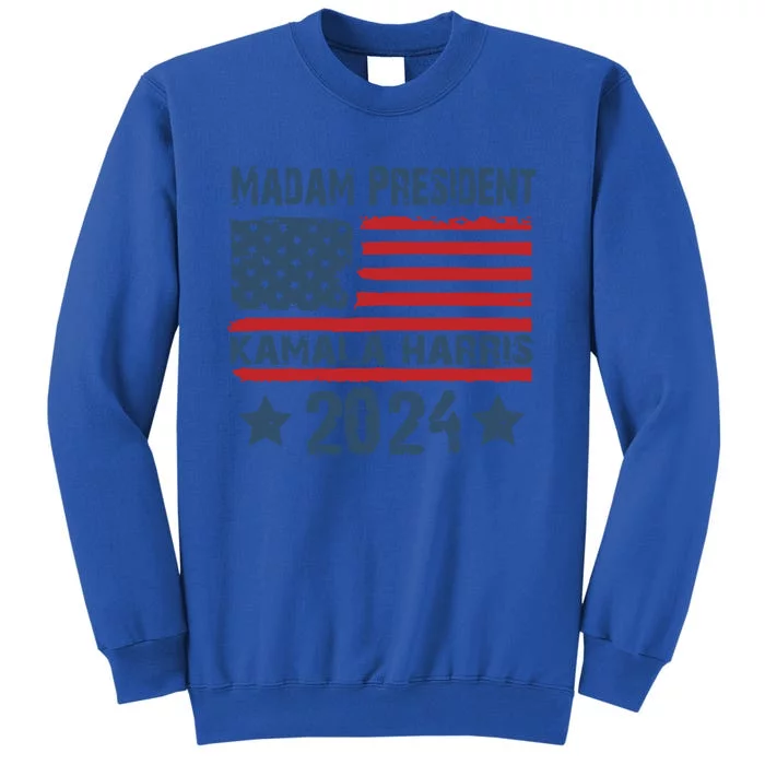 Madam President Kamala Harris 2024 Sweat Kamala Retro Sweate Gift Sweatshirt