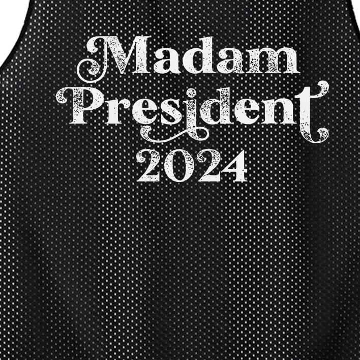 Madam President Kamala Harris 2024 Mesh Reversible Basketball Jersey Tank