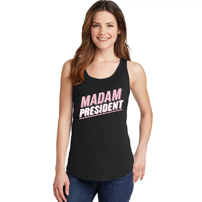 Madam President Kamala Harris 2024 Political Ladies Essential Tank