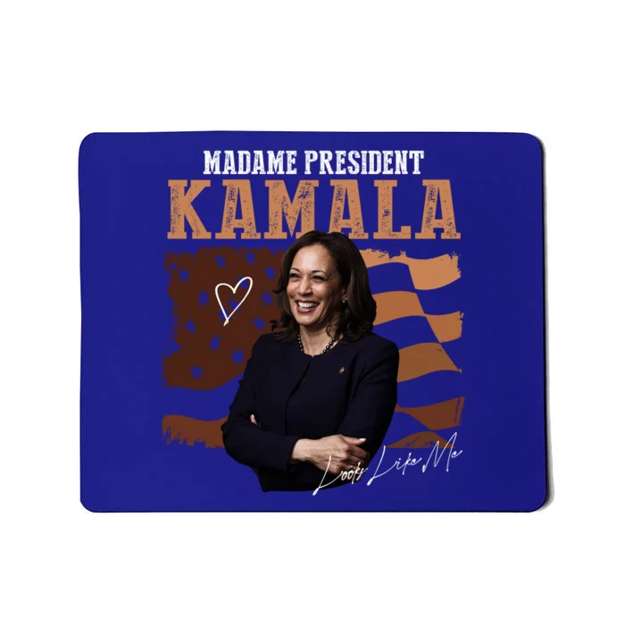 Madame President Kamala Illustration Mousepad