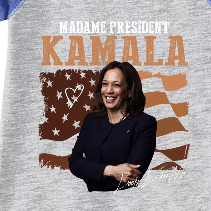 Madame President Kamala Illustration Infant Baby Jersey Bodysuit